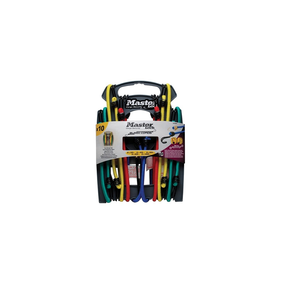 Master Lock Twin Wire Bungee Organiser Pack of 10