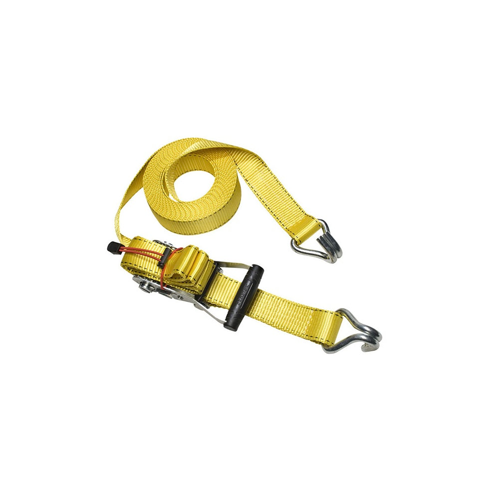 Master Lock Ratchet Tie Down + J Hooks 8.25m