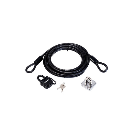 Master Lock Garden Security Kit With Lock, Cable & Anchor