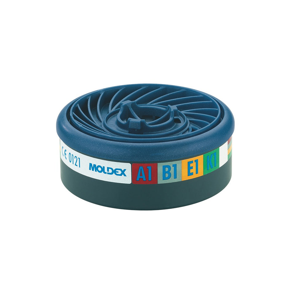 Moldex ABEK1 Gas Filter Cartridge Wrap of 2