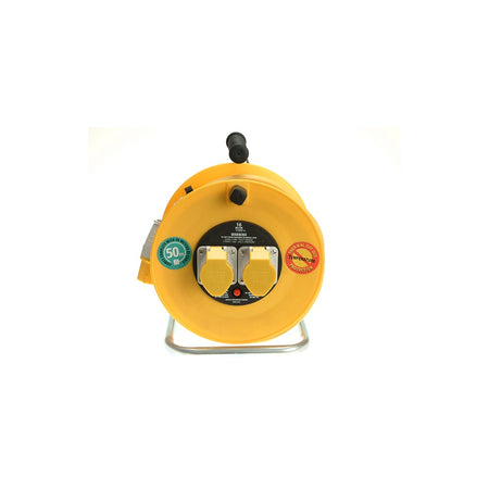 Masterplug Cable Reel 50 Metre 16A 110 Volt Thermal Cut-Out