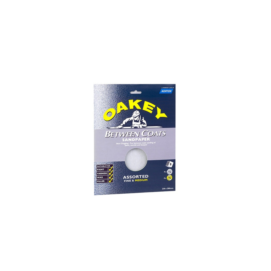 Oakey Between Coats Silicon Carbide Sheets 230 x 280mm Super Fine 320g (3)