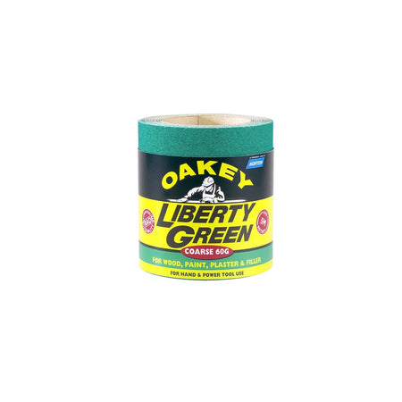 Oakey Liberty Green Roll 115mm x 5m Medium 60g