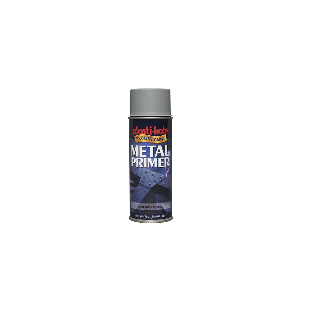 Plasti-kote Metal Primer Spray Grey 400ml