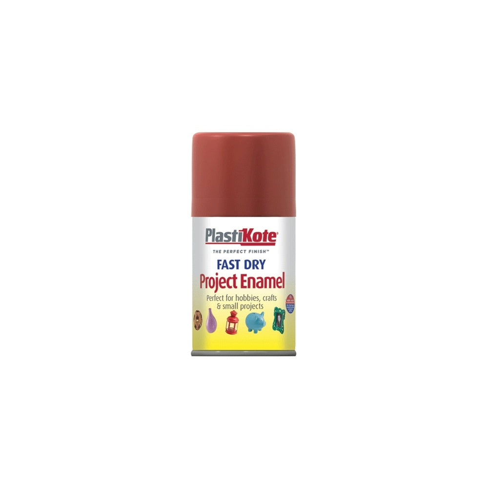 Plasti-kote Fast Dry Enamel Aerosol Nut Brown 100ml