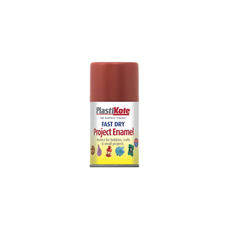 Plasti-kote Fast Dry Enamel Aerosol Nut Brown 100ml