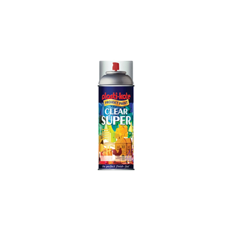 Plasti-kote Super Gloss Spray Clear 400ml