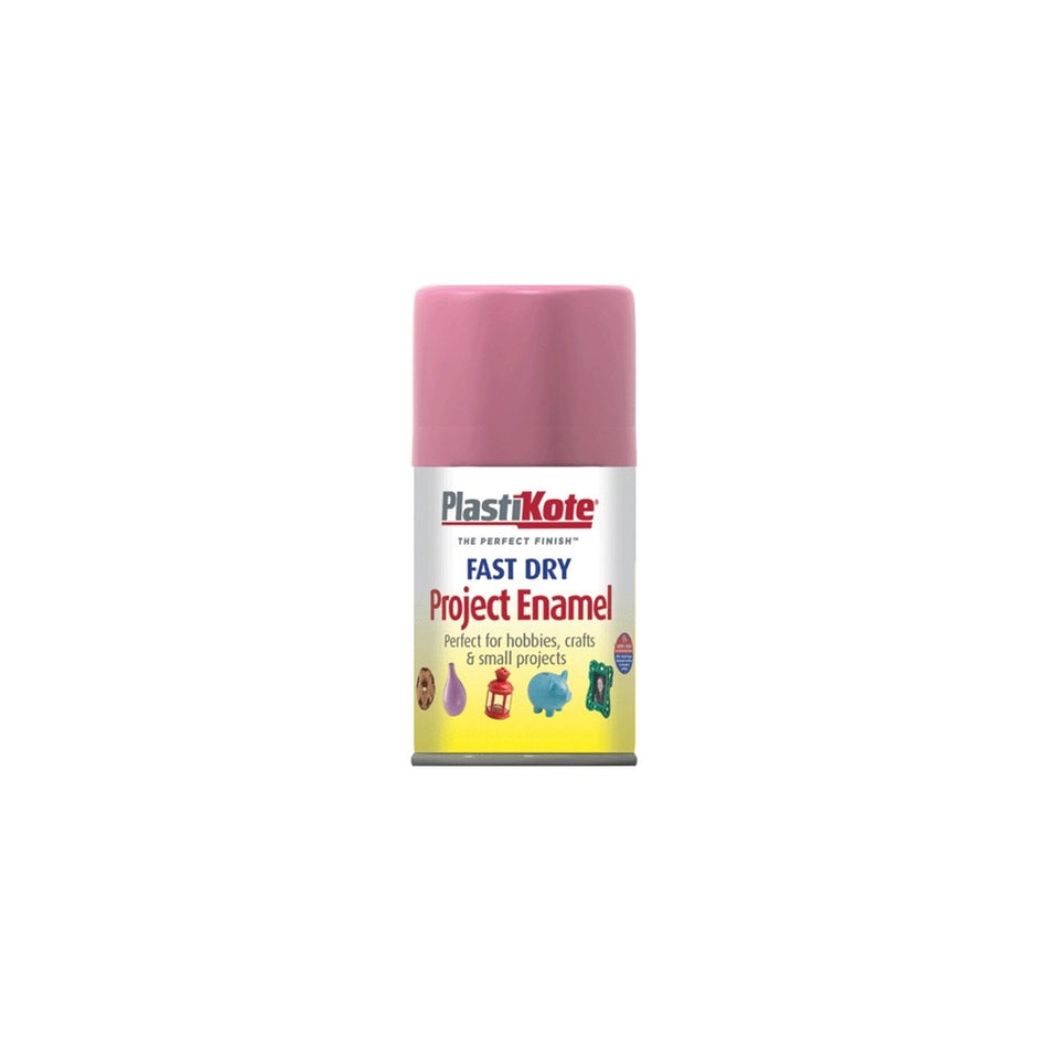 Plasti-kote Fast Dry Enamel Aerosol Hot Pink 100ml