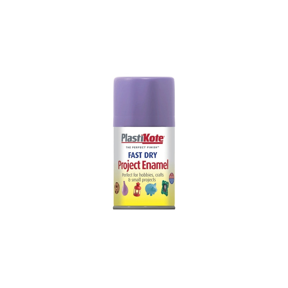 Plasti-kote Fast Dry Enamel Aerosol Lavender 100ml