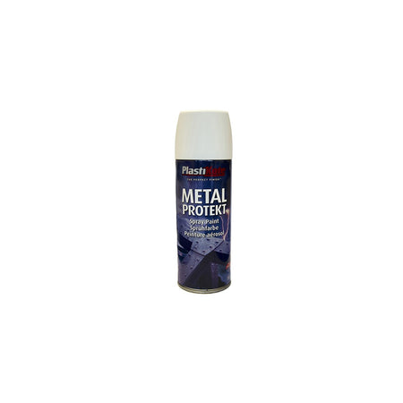 Plasti-kote Metal Protekt Spray Satin White 400ml