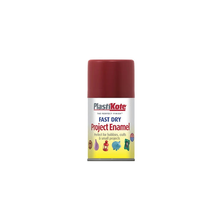 Plasti-kote Fast Dry Enamel Aerosol Red Metallic 100ml