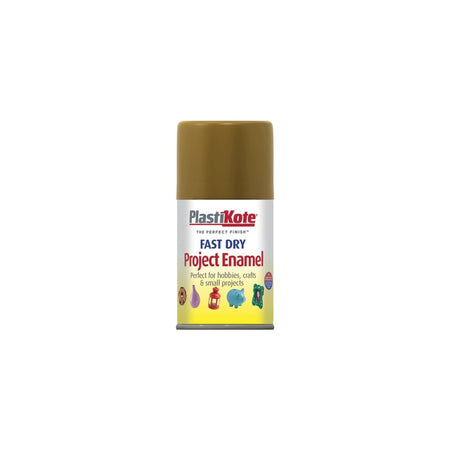 Plasti-kote Fast Dry Enamel Aerosol Antique Gold 100ml