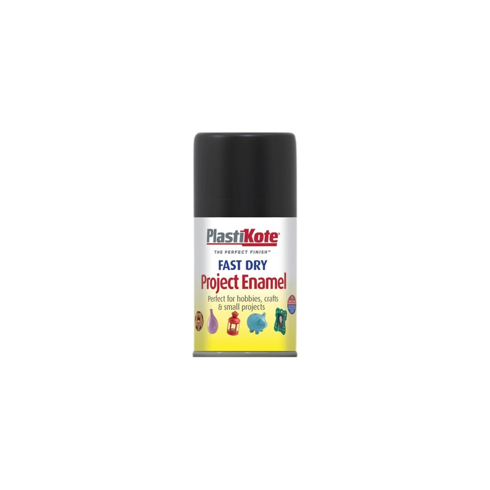 Plasti-kote Fast Dry Enamel Aerosol Pewter 100ml