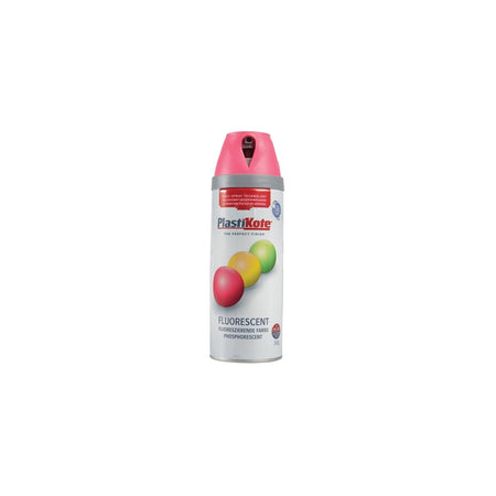 Plasti-kote Twist & Spray Fluorescent Pink 400ml