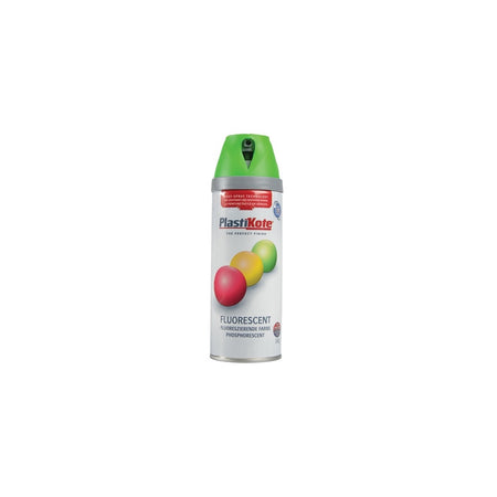 Plasti-kote Twist & Spray Fluorescent Green 400ml