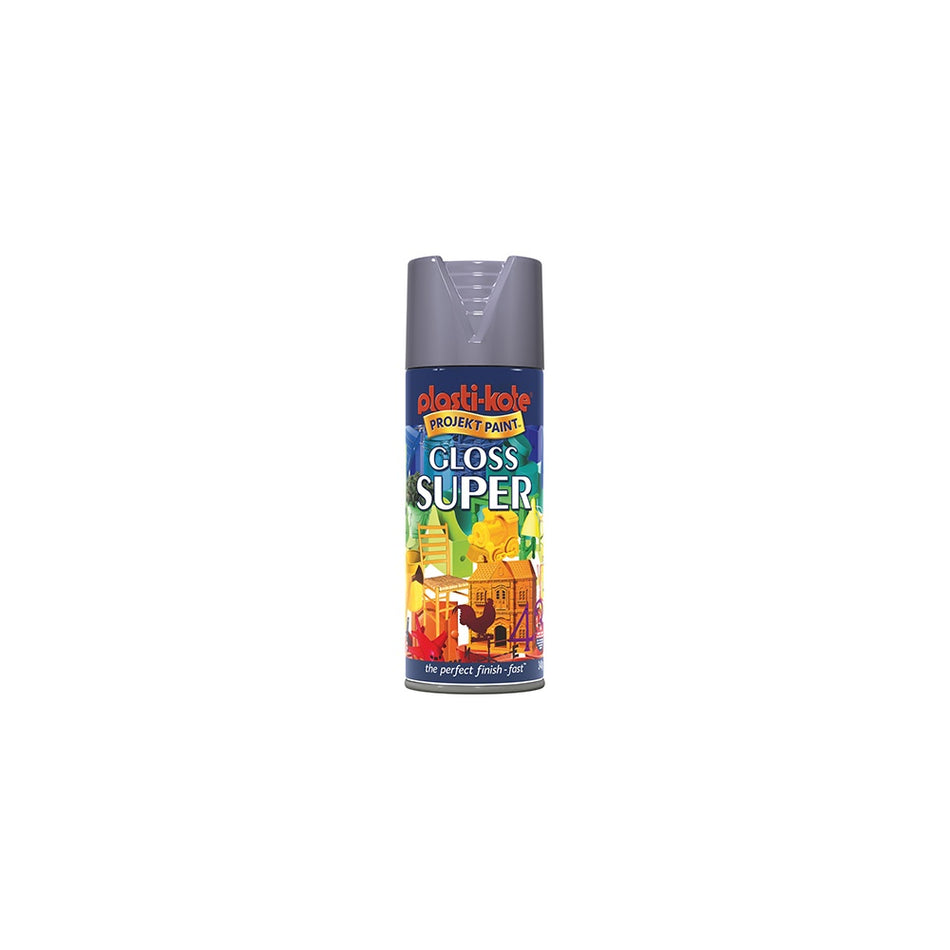 Plasti-kote Twist & Spray Gloss Medium Grey 400ml