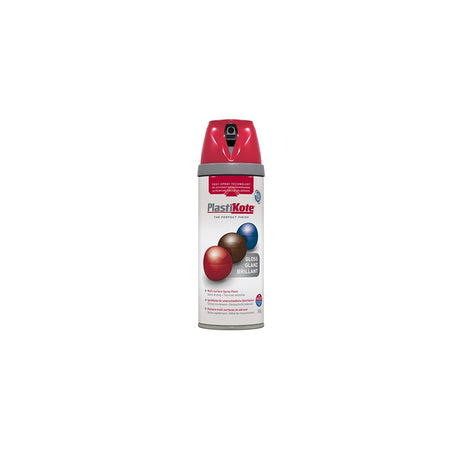 Plasti-kote Twist & Spray Gloss Bright Red 400ml