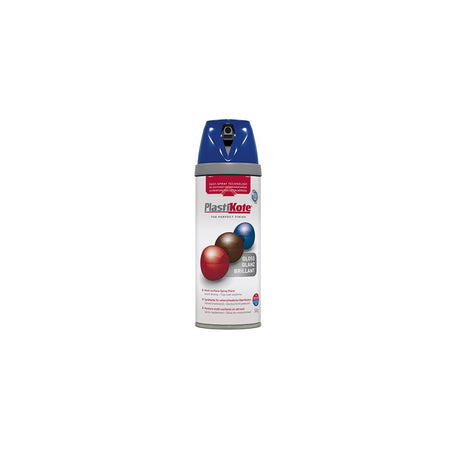 Plasti-kote Twist & Spray Gloss Pacific Blue 400ml