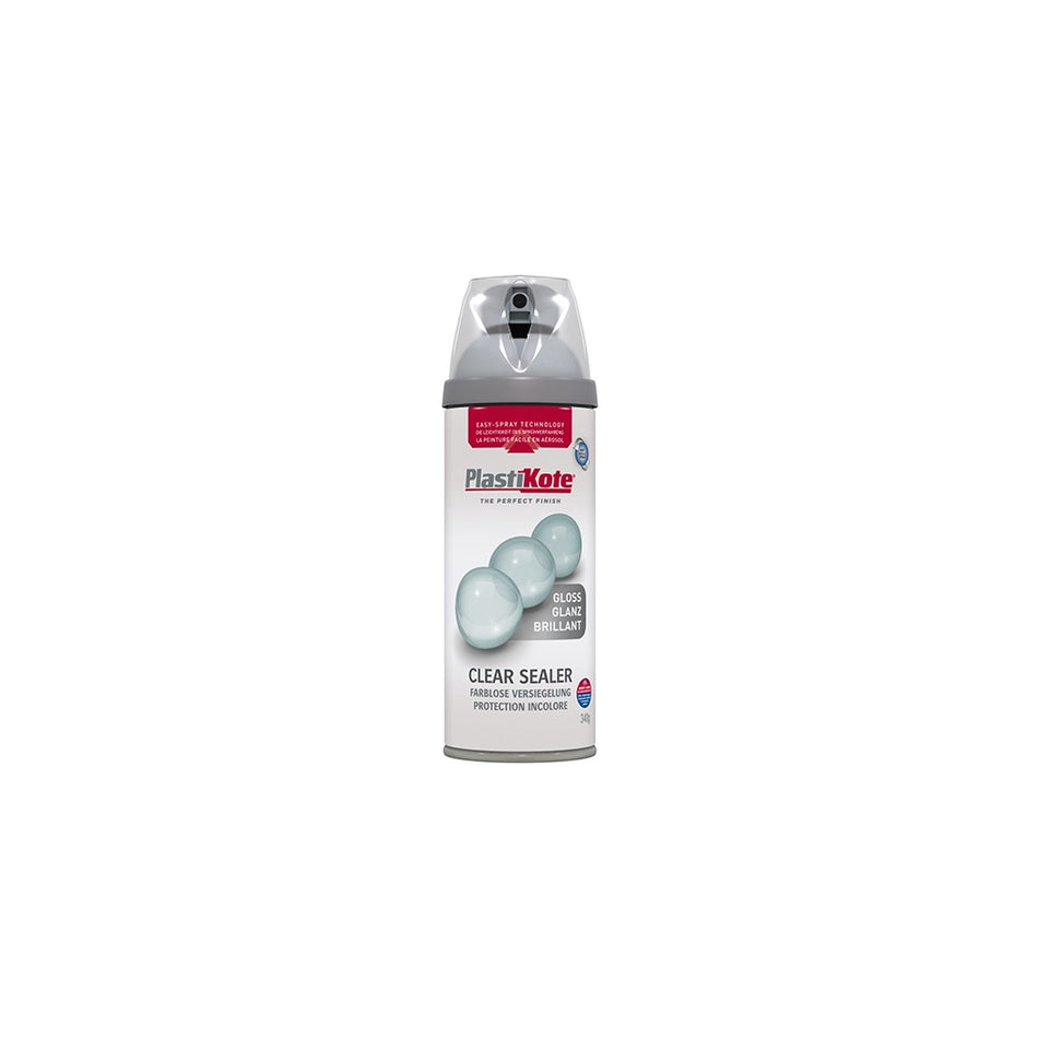 Plasti-kote Twist & Spray Gloss Clear Acrylic 400ml