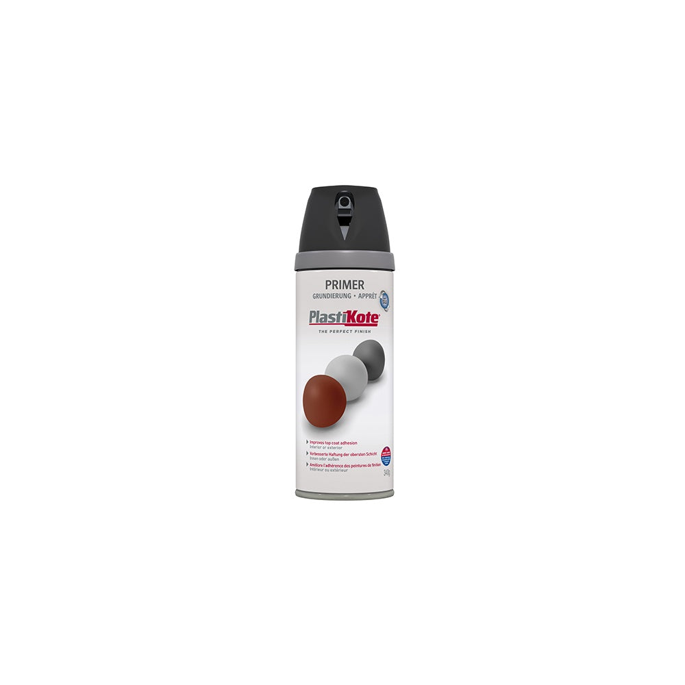 Plasti-kote Primer Spray Black 400ml