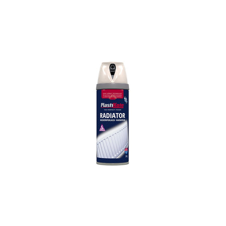 Plasti-kote Radiator Twist & Spray Magnolia 400ml