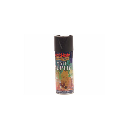 Plasti-kote Super Matt Spray Black 400ml