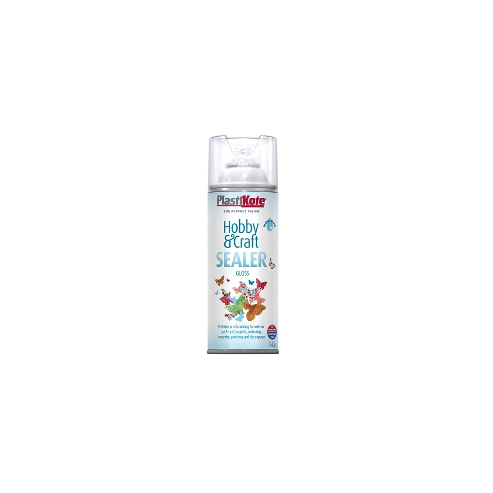 Plasti-kote Hobby & Craft Sealer Spray Clear Gloss 400ml