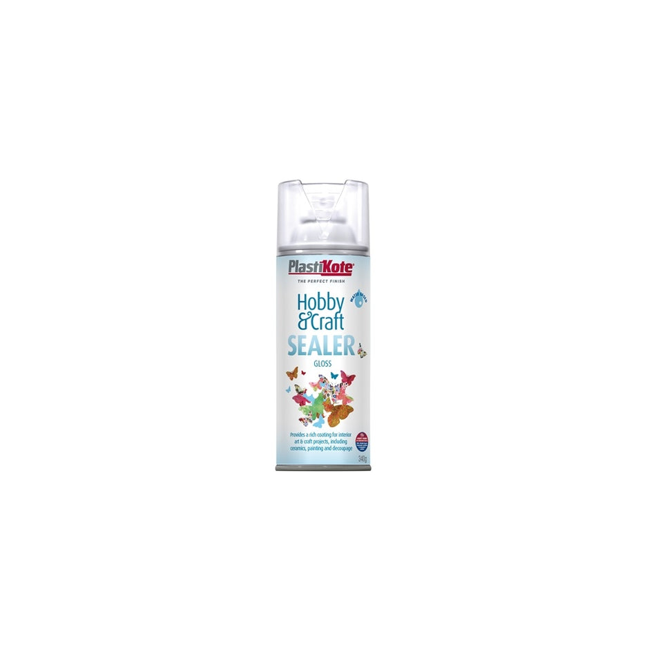Plasti-kote Hobby & Craft Sealer Spray Clear Gloss 400ml