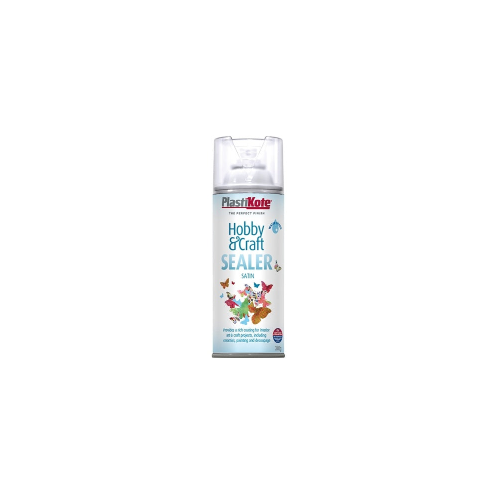Plasti-kote Hobby & Craft Sealer Spray Clear Satin 400ml