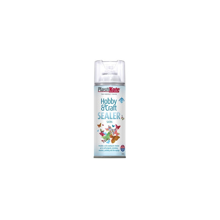 Plasti-kote Hobby & Craft Sealer Spray Clear Satin 400ml