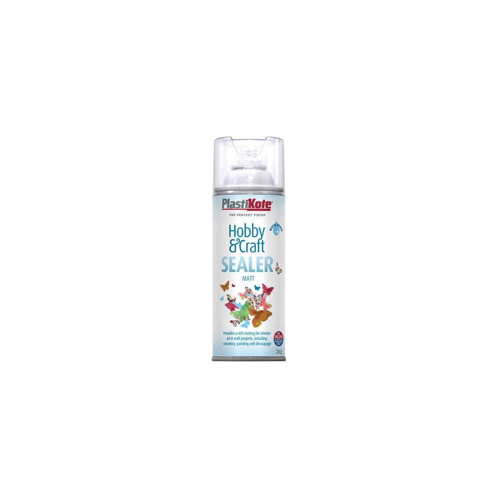 Plasti-kote Hobby & Craft Sealer Spray Clear Matt 400ml