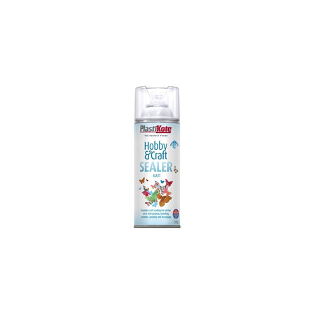 Plasti-kote Hobby & Craft Sealer Spray Clear Matt 400ml