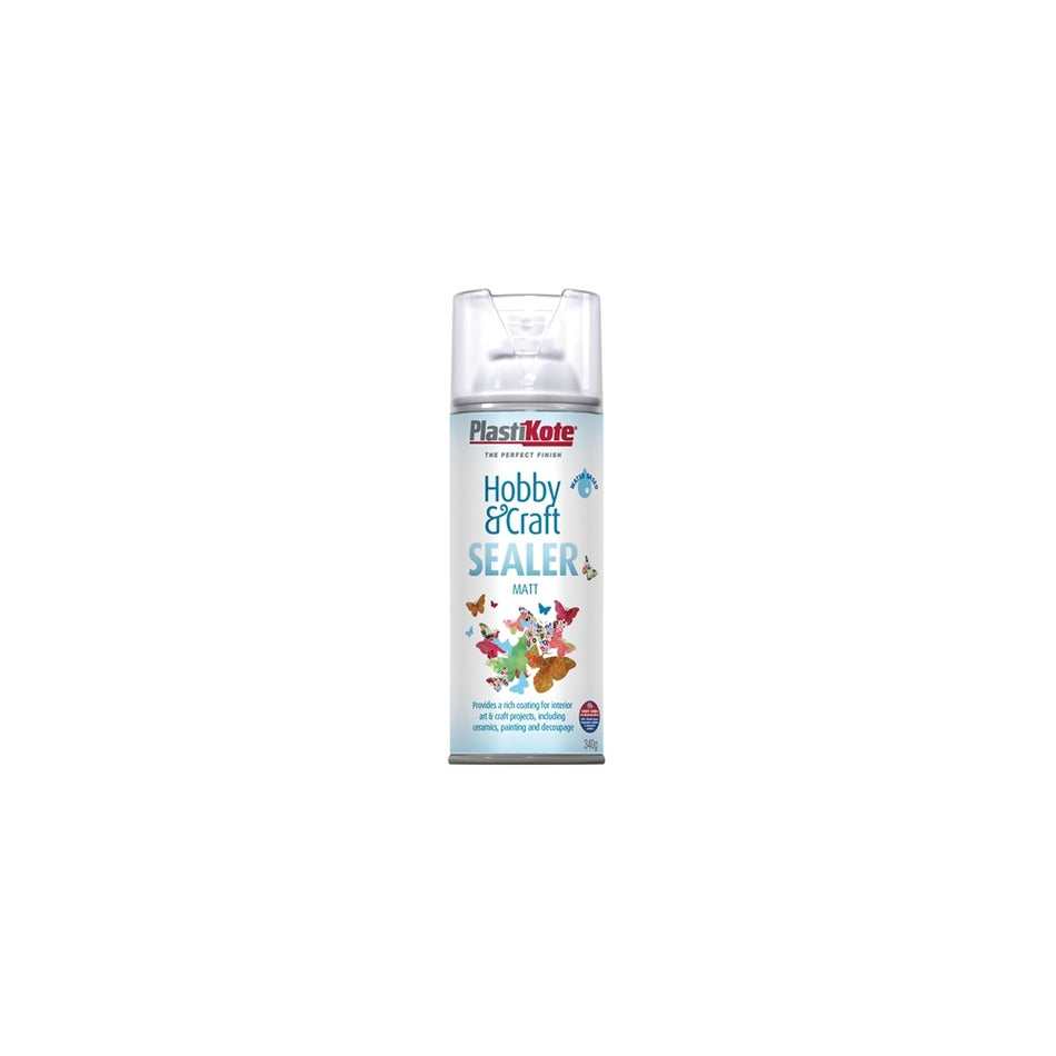 Plasti-kote Hobby & Craft Sealer Spray Clear Matt 400ml