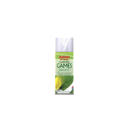 Plasti-kote Garden Games Spray Paint White 400ml