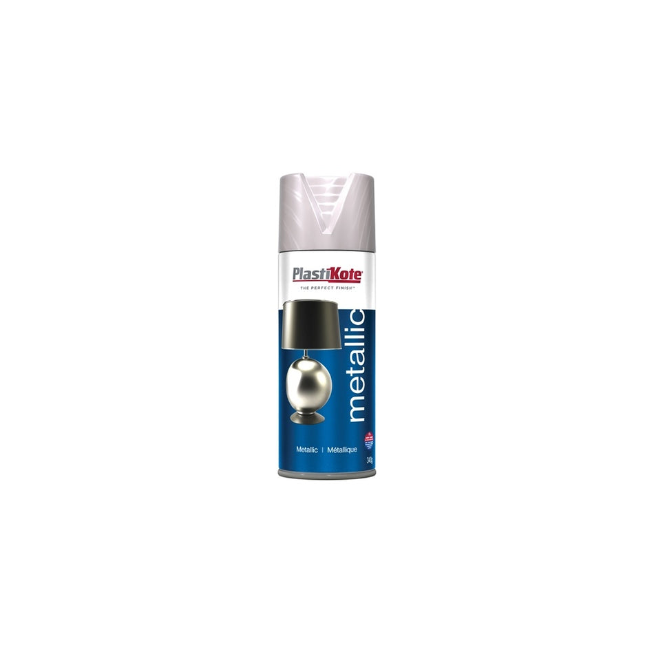 Plasti-kote Metallic Spray Brushed Nickel 400ml