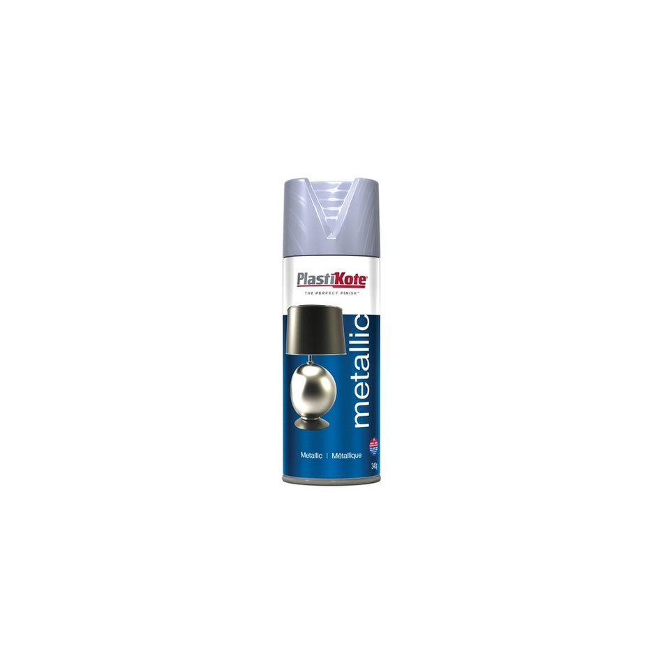 Plasti-kote Metallic Spray Pewter 400ml