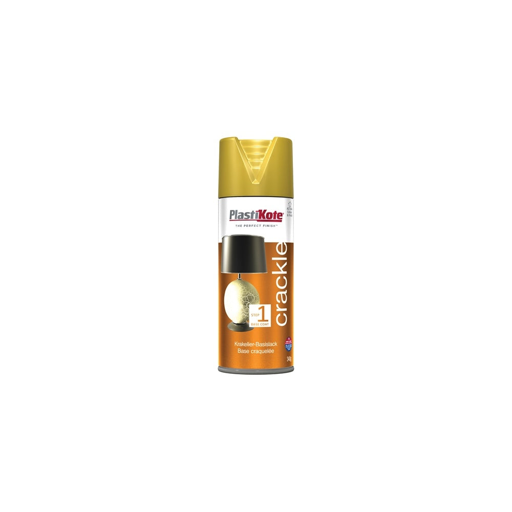 Plasti-kote Crackle Touch Spray Gold Base Coat 400ml