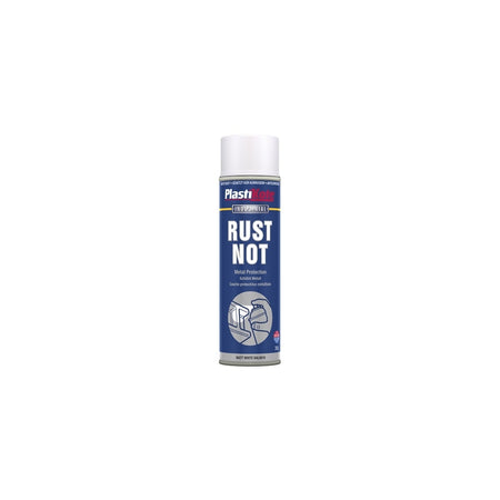 Plasti-kote Rust Not Spray Matt White 500ml