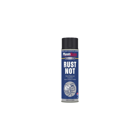 Plasti-kote Rust Not Spray Gloss Black 500ml
