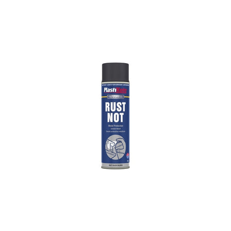 Plasti-kote Rust Not Spray Matt Black 500ml