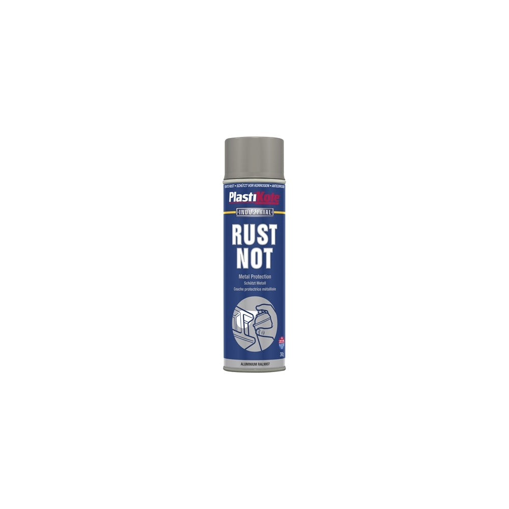 Plasti-kote Rust Not Spray Matt Aluminium 500ml