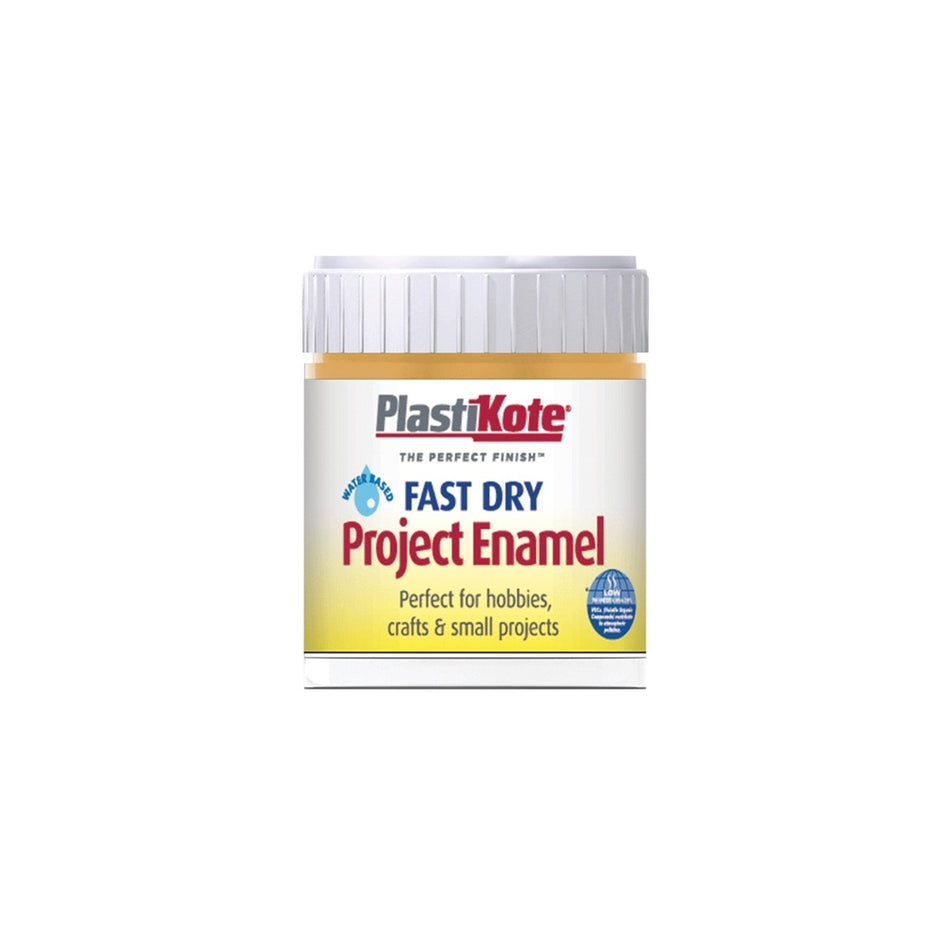 Plasti-kote Fast Dry Enamel Paint B11 Bottle Sunshine Yellow 59ml
