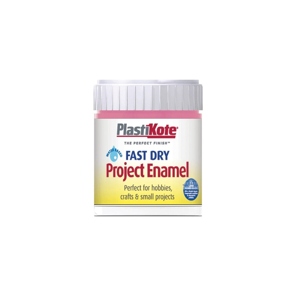 Plasti-kote Fast Dry Enamel Paint B14 Bottle Hot Pink 59ml
