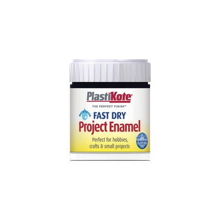 Plasti-kote Fast Dry Enamel Paint B1 Bottle Black Gloss 59ml