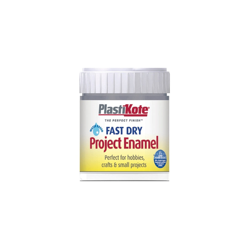 Plasti-kote Fast Dry Enamel Paint B52 Bottle Pewter 59ml
