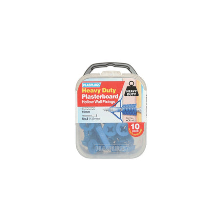 Plasplugs HCF110 Heavy-Duty Plasterboard Fixings (10)