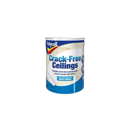Polycell Crack-Free Ceilings Smooth Matt 5 Litre