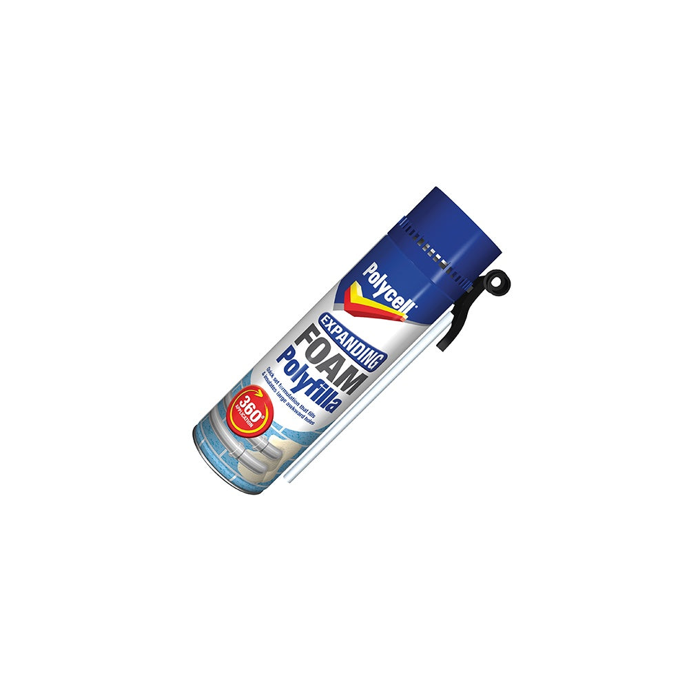 Polycell Expanding Foam Filler Gap Gun 500ml