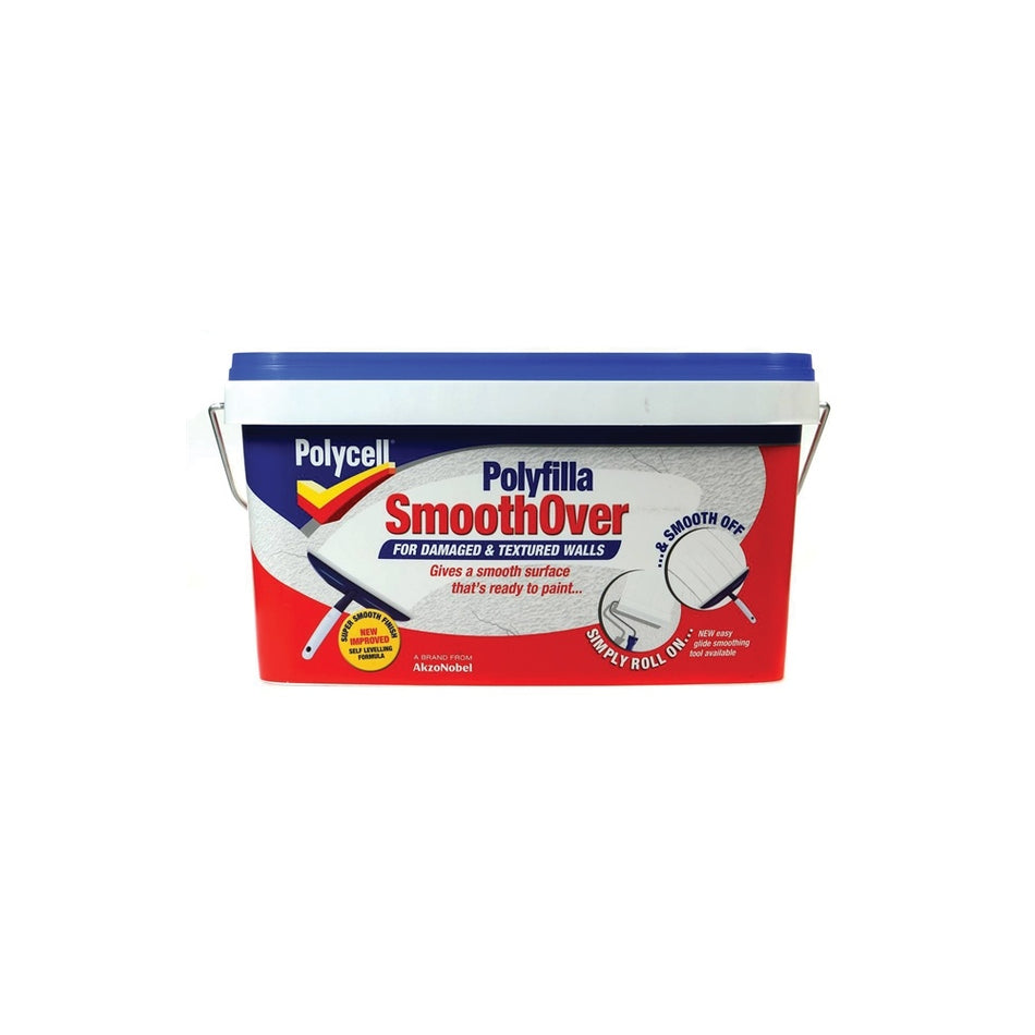 Polycell SmoothOver Damaged / Textured Walls 5 Litre