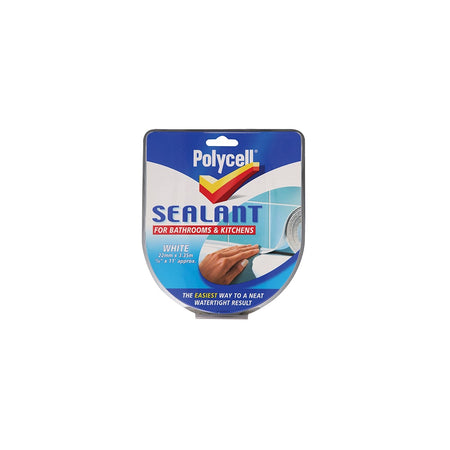 Polycell Sealant Strip Kitchen/Bathroom White 22mm